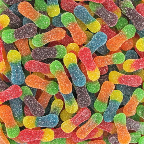 Mini Langue Multicolore sucrée